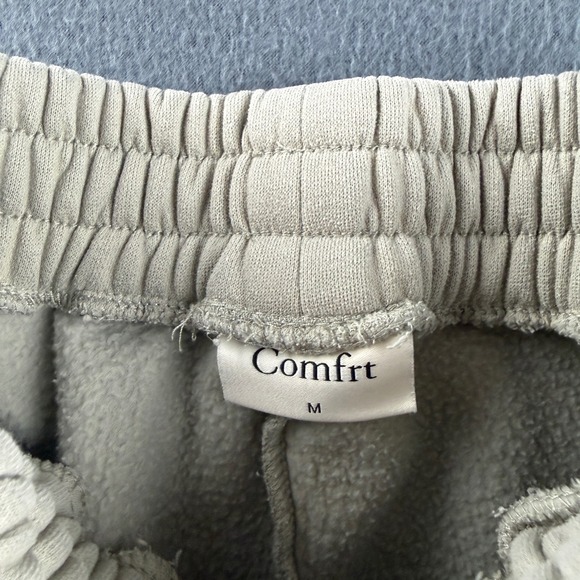 Comfrt Sweatsuit Men's M Beige Hoodie Sweatpants Loungewear Leisure Fleece - Picture 15 of 16